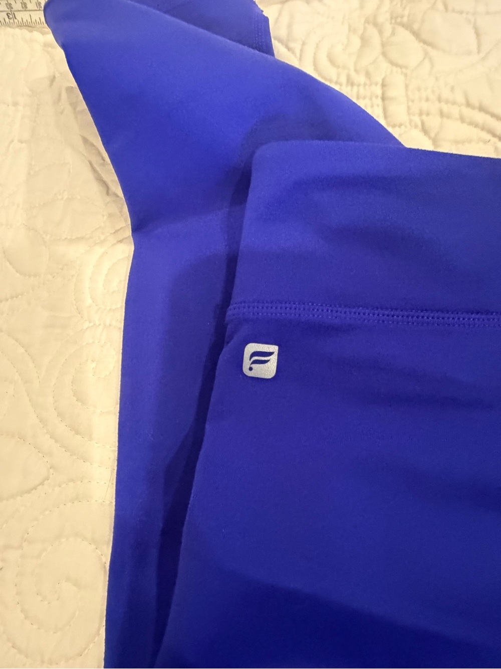 Fabletics Women's Capri Leggings in Cobalt - Picture 4 of 8
